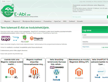 Tablet Screenshot of e-abi.ee